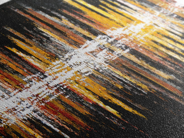 Abstract Rhythm Lines Like Painted Music Canvas Print, Music Studio Art, Fine Art Print, Studio Decor, Fine Art, Rhythm, MSA-3x1-39