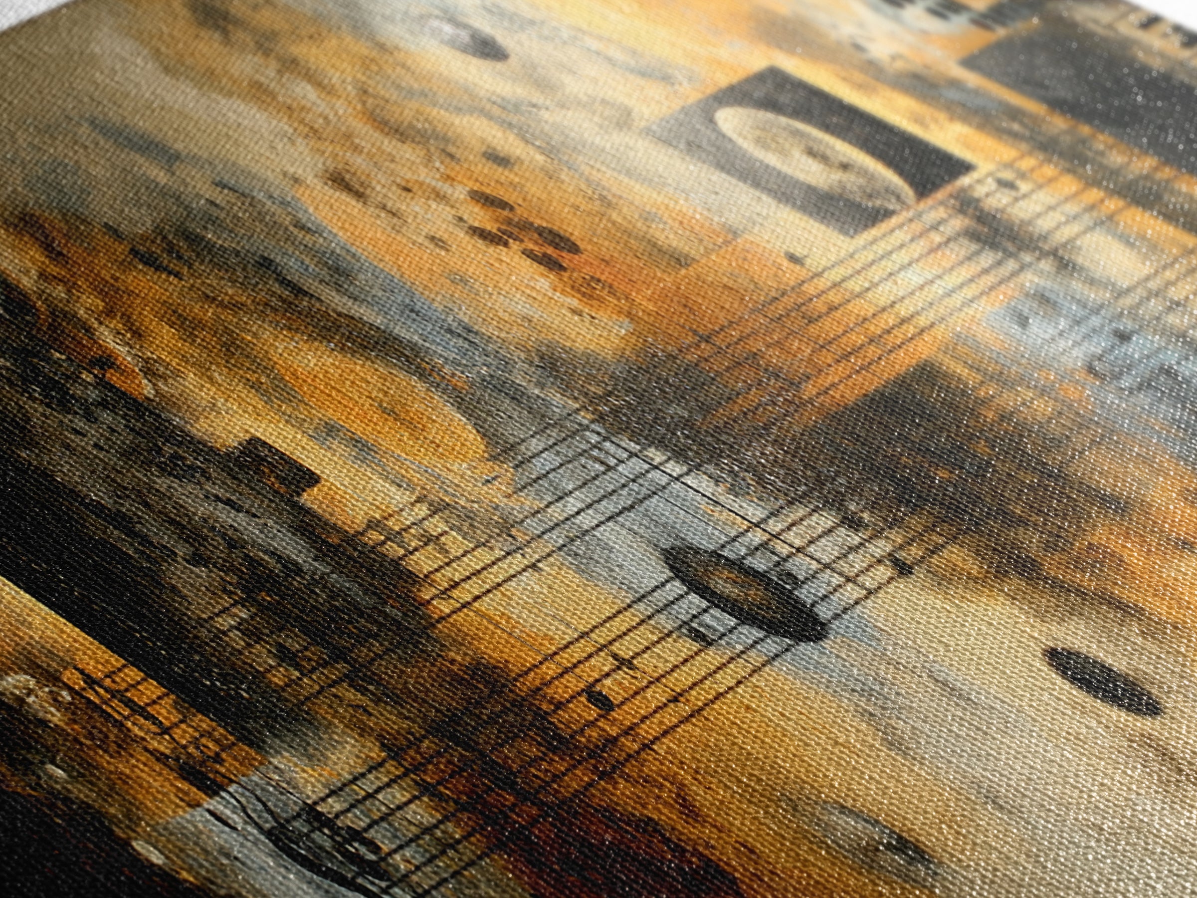 Soundproof Foam Pattern Transformed into Art Canvas Print, Music Studio Art, Art Commission, Studio Decor, Fine Art, Rhythm, MSA-3x1-83