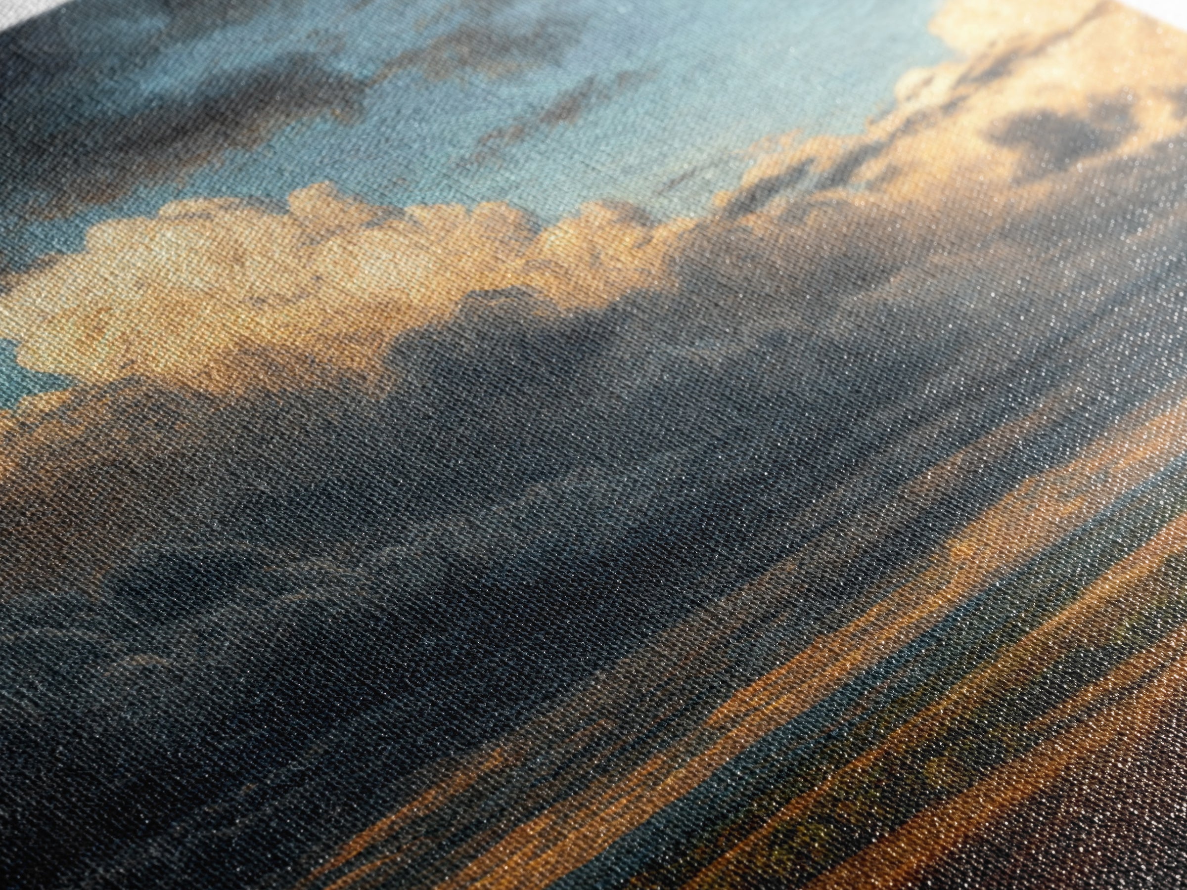 Storm Clouds over a Rolling Prairie Canvas Print, Nature Art, Mountain Wall Art, Living Room Decor, Fine Art, Nature, NAT-1x1-14
