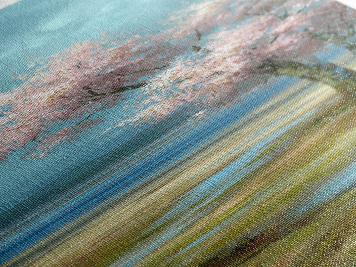 Spring Cherry Blossoms Framed Canvas Print, Nature Art, Fine Art Print, Living Room Decor, Fine Art, Nature, Poster, Wall Decor, NAT-1x3-4
