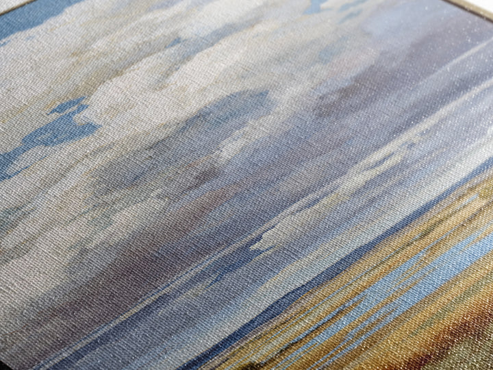 Storm Clouds over a Rolling Prairie Canvas Print, Nature Art, Statement Artwork, Living Room Decor, Fine Art, Nature, NAT-1x3-98
