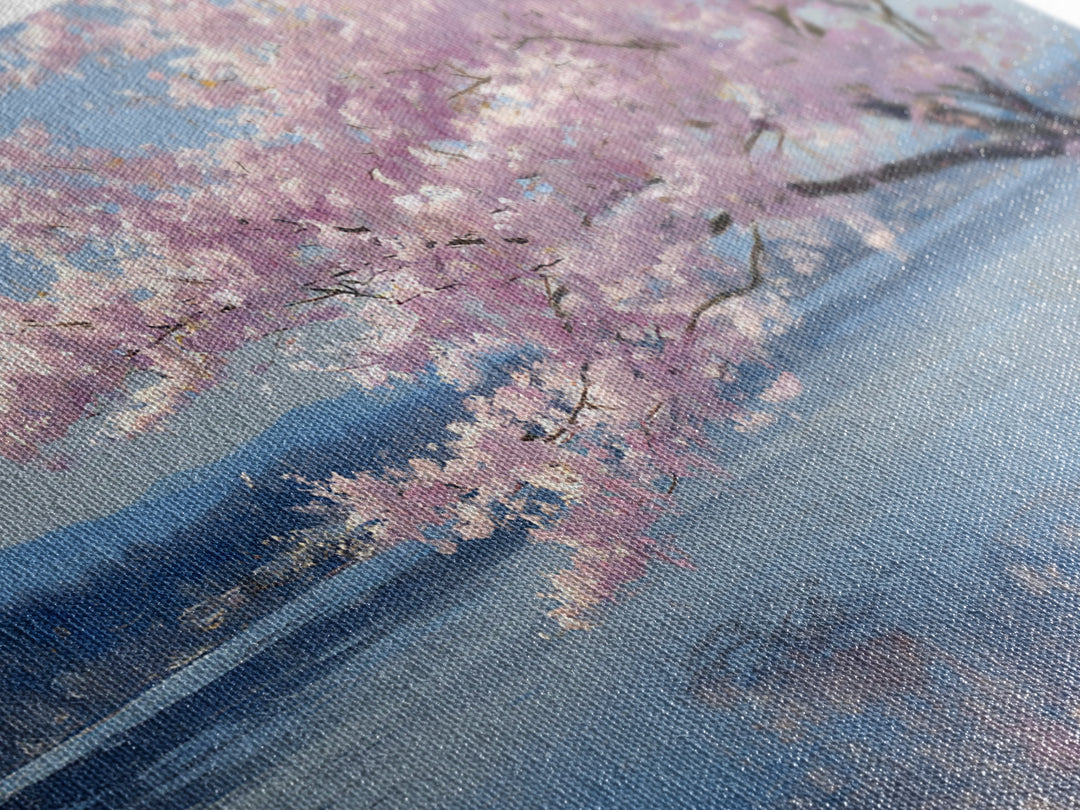 Spring Cherry Blossoms Canvas Print, Nature Art, Neutral Decor, Living Room Decor, Fine Art, Nature, Wall Art, Home Decor, NAT-3x2-68