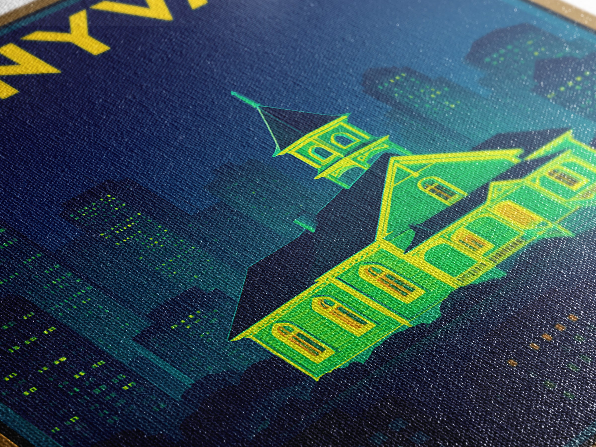 Sunnyvale Travel Poster, Canvas Print, Cyberpunk Style City Art, Sunnyvale Travel Art, Gift For Travelers, Home Office Decor, Wall Art