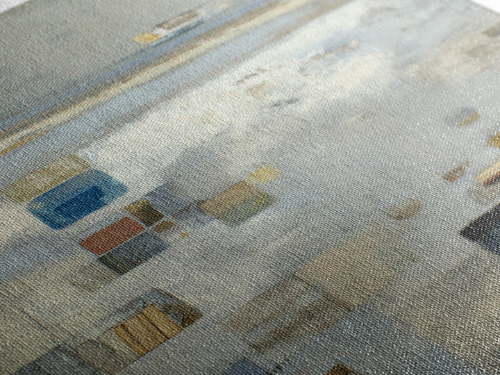 Dignified Neutral Landscape Canvas Print, Office Art, Gallery Decor, Office Decor, Oil Painting, Focus, Contemporary Art, OFF-2x3-15
