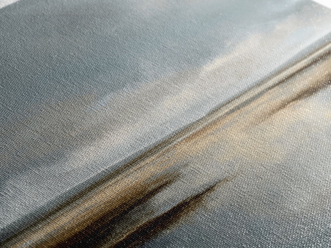 Dignified Neutral Landscape Canvas Print, Office Art, Minimalist Decor, Office Decor, Fine Art, Focus, Digital Wall Art, OFF-2x3-39
