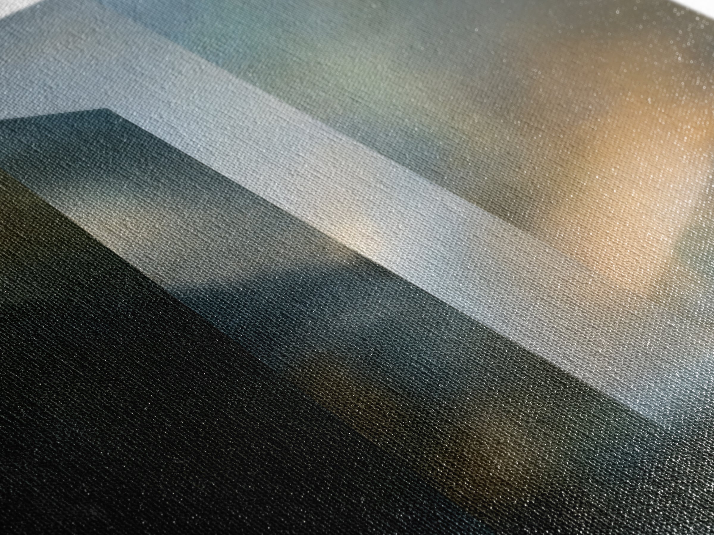 Abstract Light Beam Through Dark Shapes Canvas Print, Office Art, Dopamine Decor, Office Decor, Abstract Art, Focus, Boho Decor, OFF-2x3-7