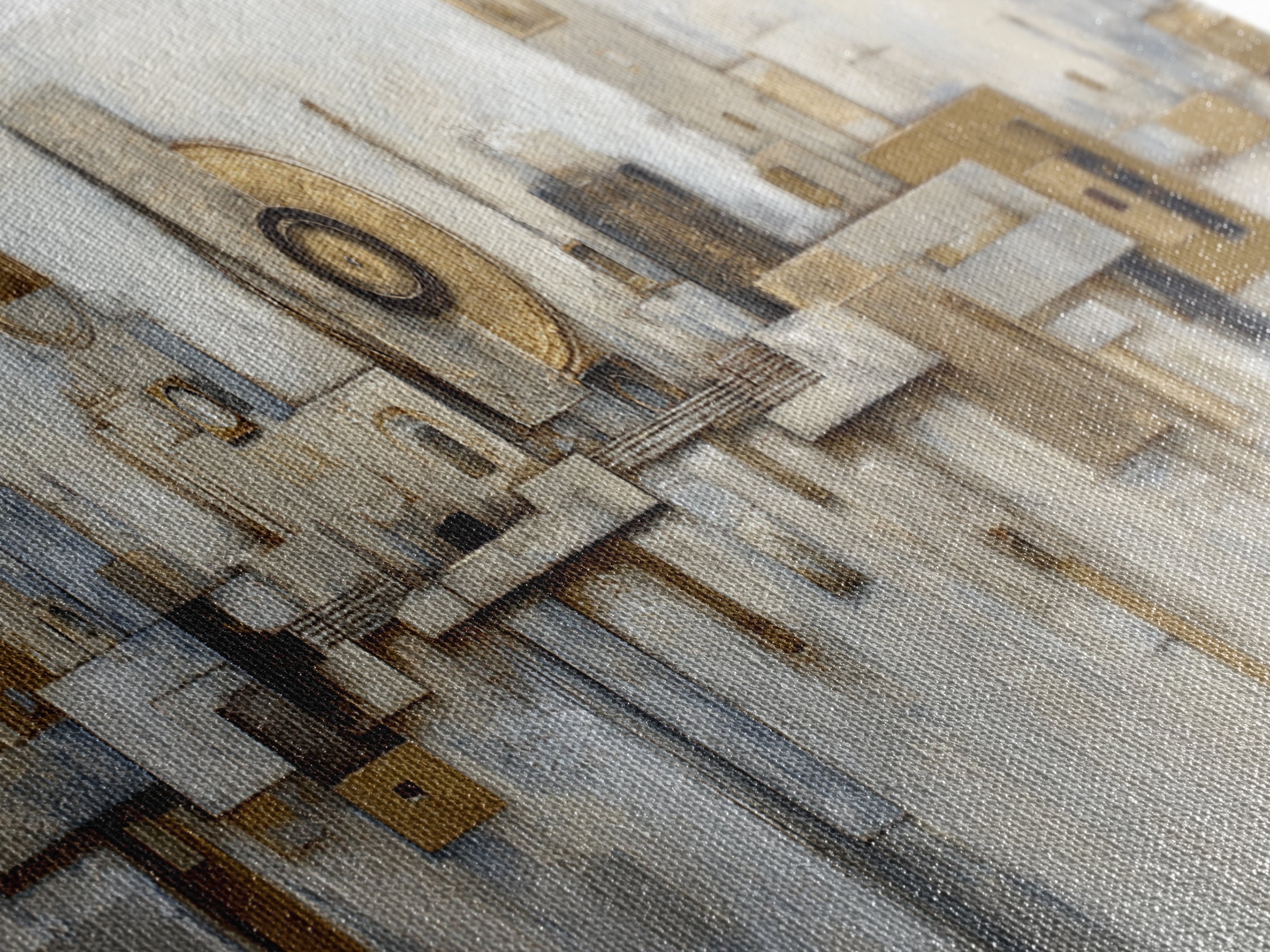 Large Neutral Texture Art for Professional Setting Canvas Print, Office Art, Abstract Wall Art, Office Decor, Oil Painting, OFF-3x1-61