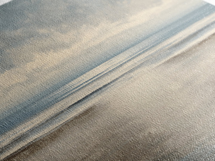 Calm Ocean Horizon for Stress Relief Framed Canvas Print, Office Art, Neutral Decor, Office Decor, Fine Art, Focus, Wall Art, OFF-3x2-39