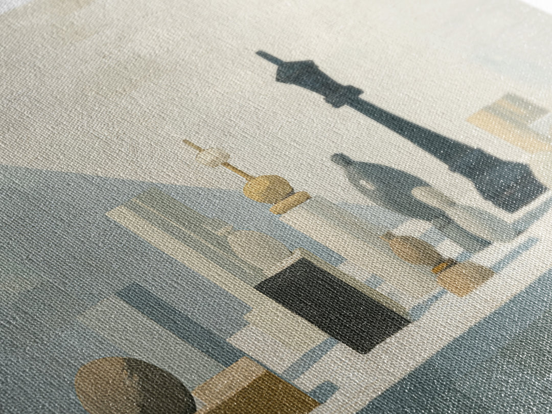 Minimal Chess Piece Still Life Canvas Print, Office Art, Downloadable Prints, Office Decor, Oil Painting, Focus, OFF-3x2-89