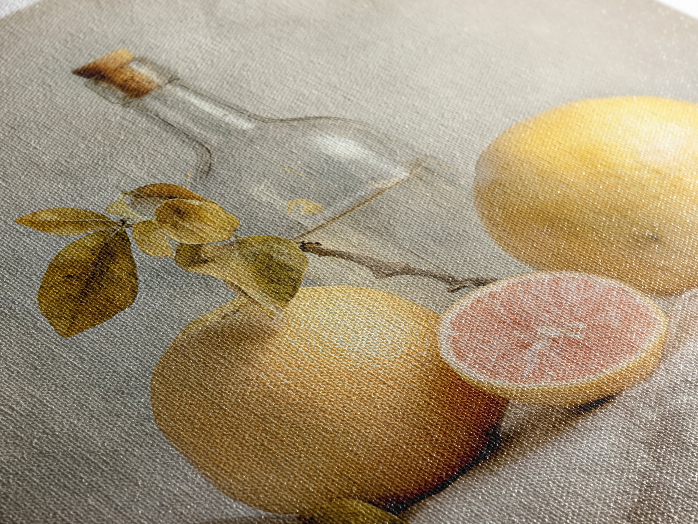 Outdoor Citrus Still Life Framed Canvas Print, Patio Art, Fine Art Print, Patio Decor, Fine Art, Outdoor, Wall Decor, PAT-1x1-53