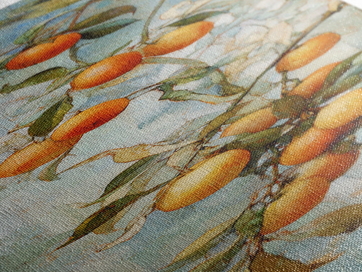 Orange Tree Branch Framed Canvas Print, Patio Art, Yard Decor, Patio Decor, Fine Art, Outdoor, Luxury Decor, Art Print, PAT-1x3-58