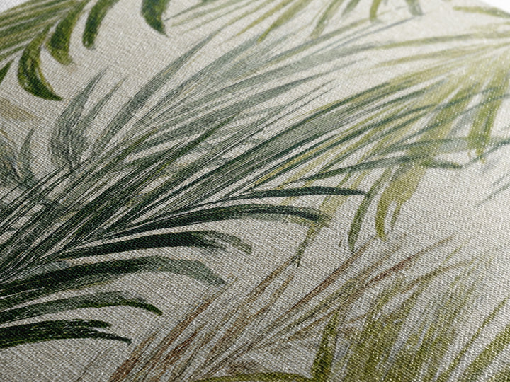 Tropical Palm Fronds Framed Canvas Print, Patio Art, Textured Painting, Patio Decor, Fine Art, Outdoor, Outdoor Wall Art, PAT-1x3-61
