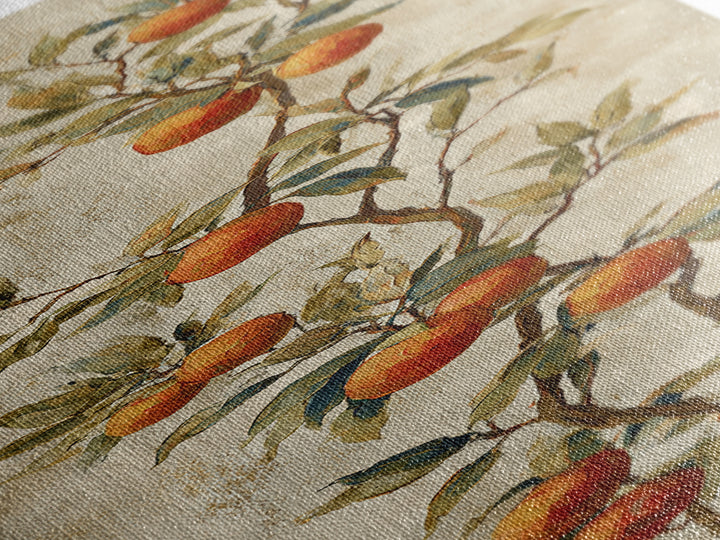 Orange Tree Branch Canvas Print, Patio Art, Gallery Decor, Patio Decor, Fine Art, Outdoor, Contemporary Art, Wall Art, PAT-1x3-82