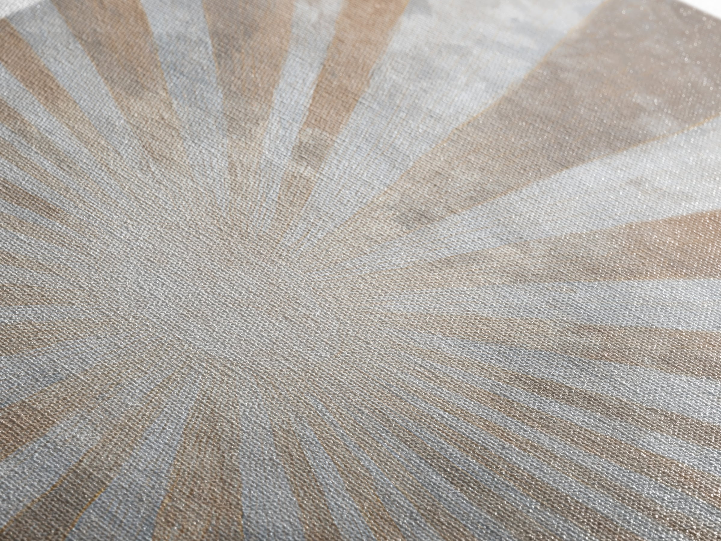 Sun Motif with Warm Terracotta Rays Canvas Print, Patio Art, Room Decor, Patio Decor, Oil Painting, Outdoor, Garden Art, PAT-2x1-62