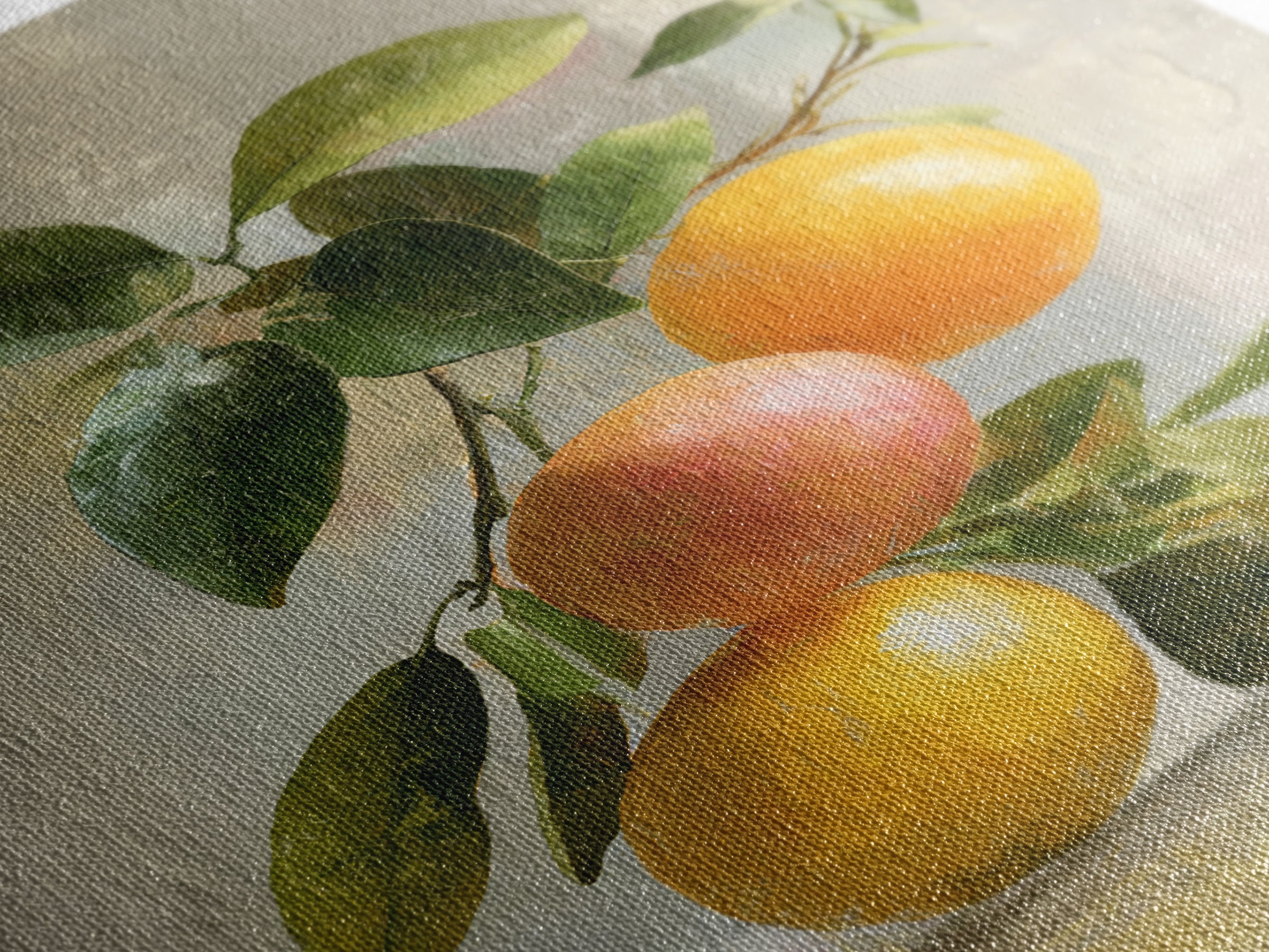Outdoor Citrus Still Life Framed Canvas Print, Patio Art, Coastal Decor, Patio Decor, Fine Art, Outdoor, Family Wall Art, PAT-2x3-85