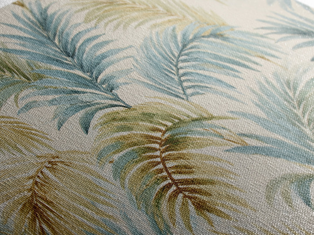 Tropical Palm Fronds Canvas Print, Patio Art, Yard Decor, Patio Decor, Fine Art, Outdoor, Luxury Decor, Art Print, Room Decor, PAT-3x2-53