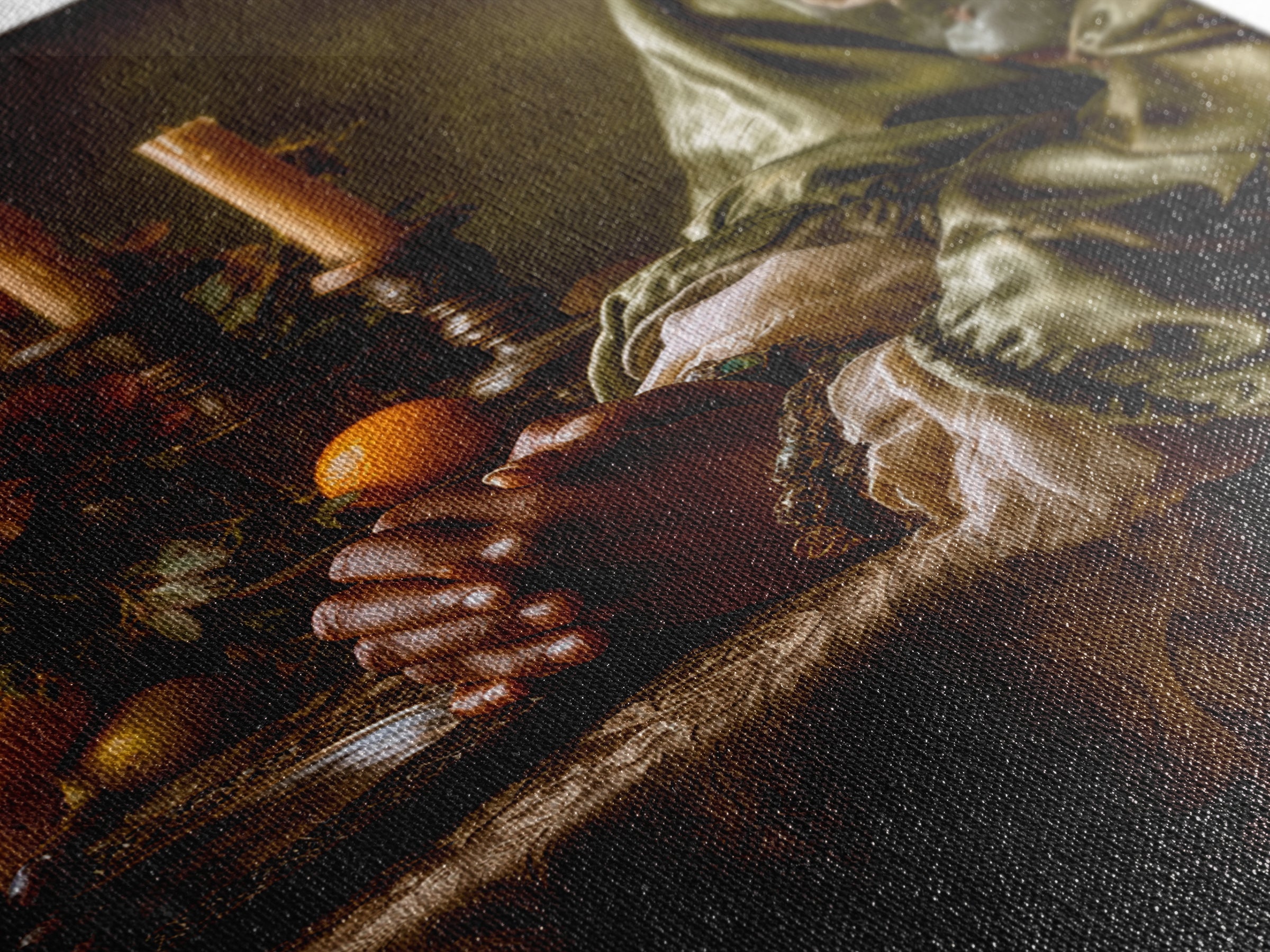 Classical Hands Study Canvas Print, Renaissanceinspired Art, Statement Artwork, Living Room Decor, Fine Art, Classic, REN-2x3-70