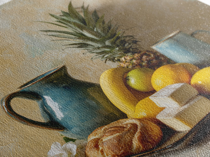 Tropical Fruit Platter Canvas Print, Restaurant Art, Wall Art Print, Restaurant Decor, Fine Art, Bistro, Modern Decor, RES-1x1-18