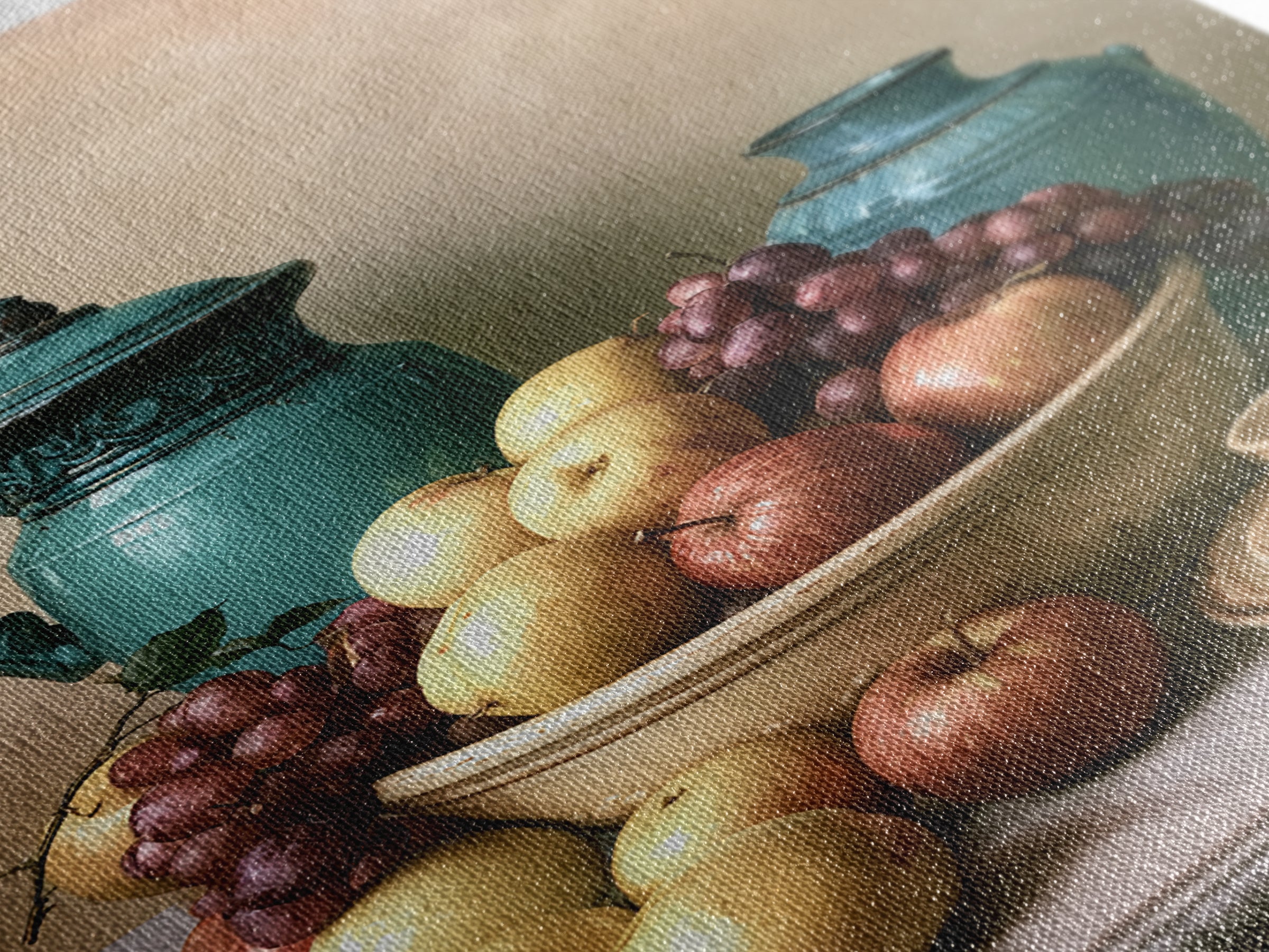 Classic Fruit Bowl Framed Canvas Print, Restaurant Art, Canvas Wall Art, Restaurant Decor, Fine Art, Bistro, Bedroom Wall Art, RES-2x3-60
