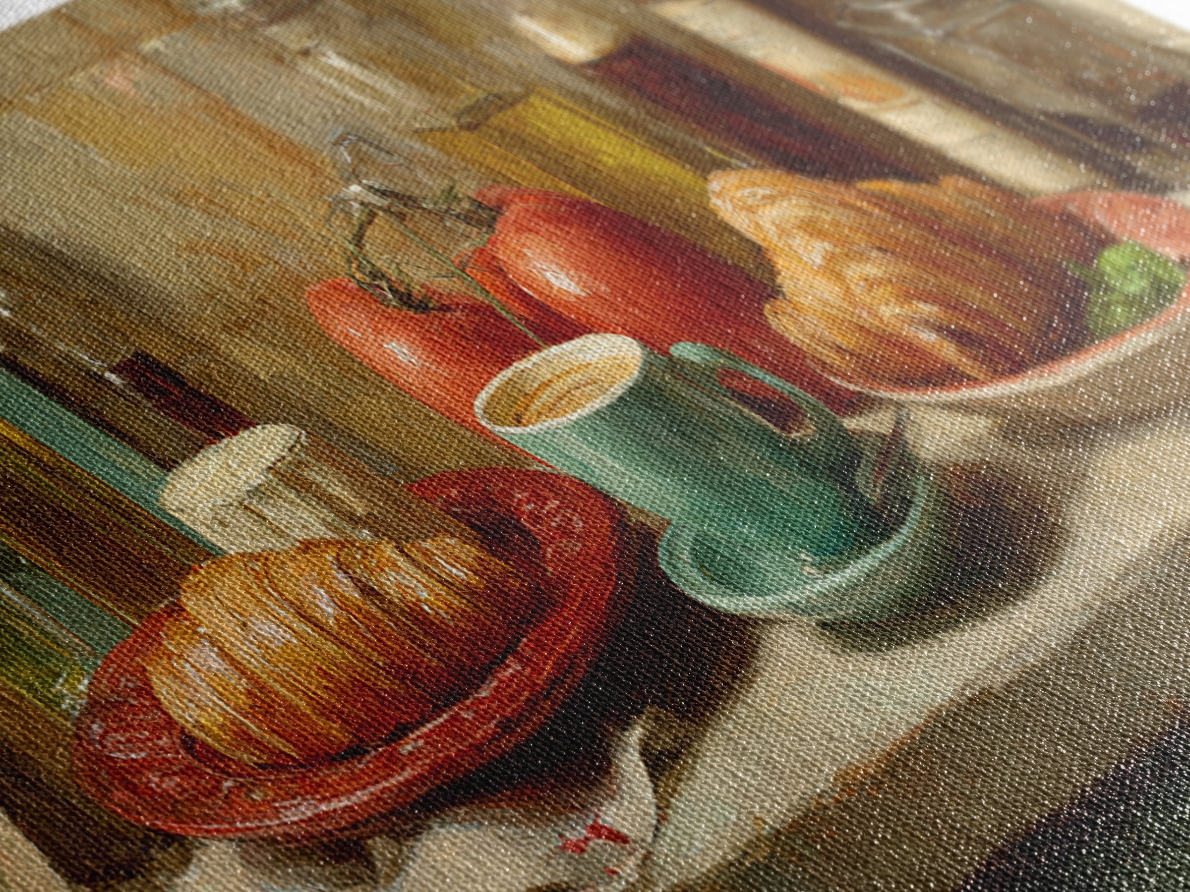 French Bistro Coffee and Croissant Still Life Canvas Print, Restaurant Art, Wall Art Print, Restaurant Decor, Fine Art, Bistro, RES-3x1-46
