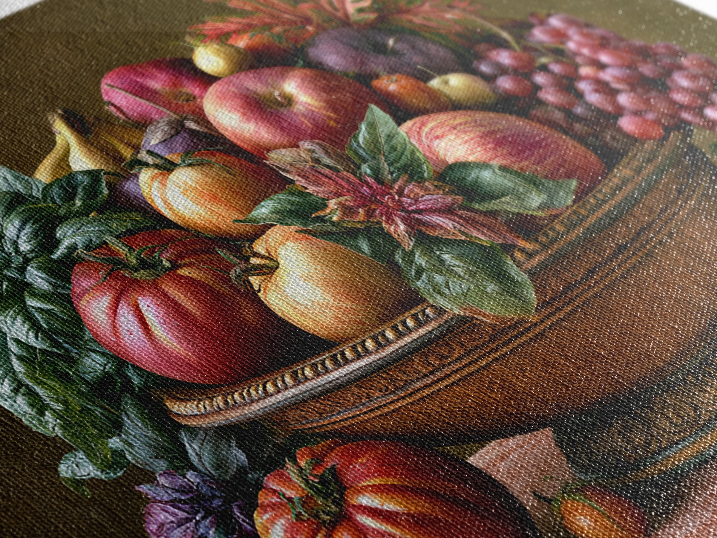 Classic Fruit Bowl Canvas Print, Restaurant Art, Room Decor, Restaurant Decor, Fine Art, Bistro, Framed Wall Art, RES-3x2-56