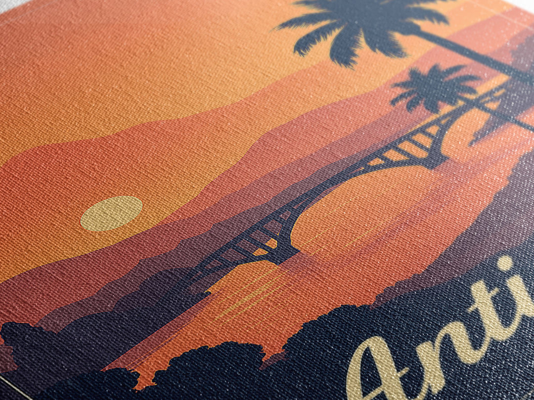 Antioch California Travel Poster, Canvas Print, Classic Poster Art, Antioch Poster Print, Travel Wall Art, Watercolor Skyline, Art Print