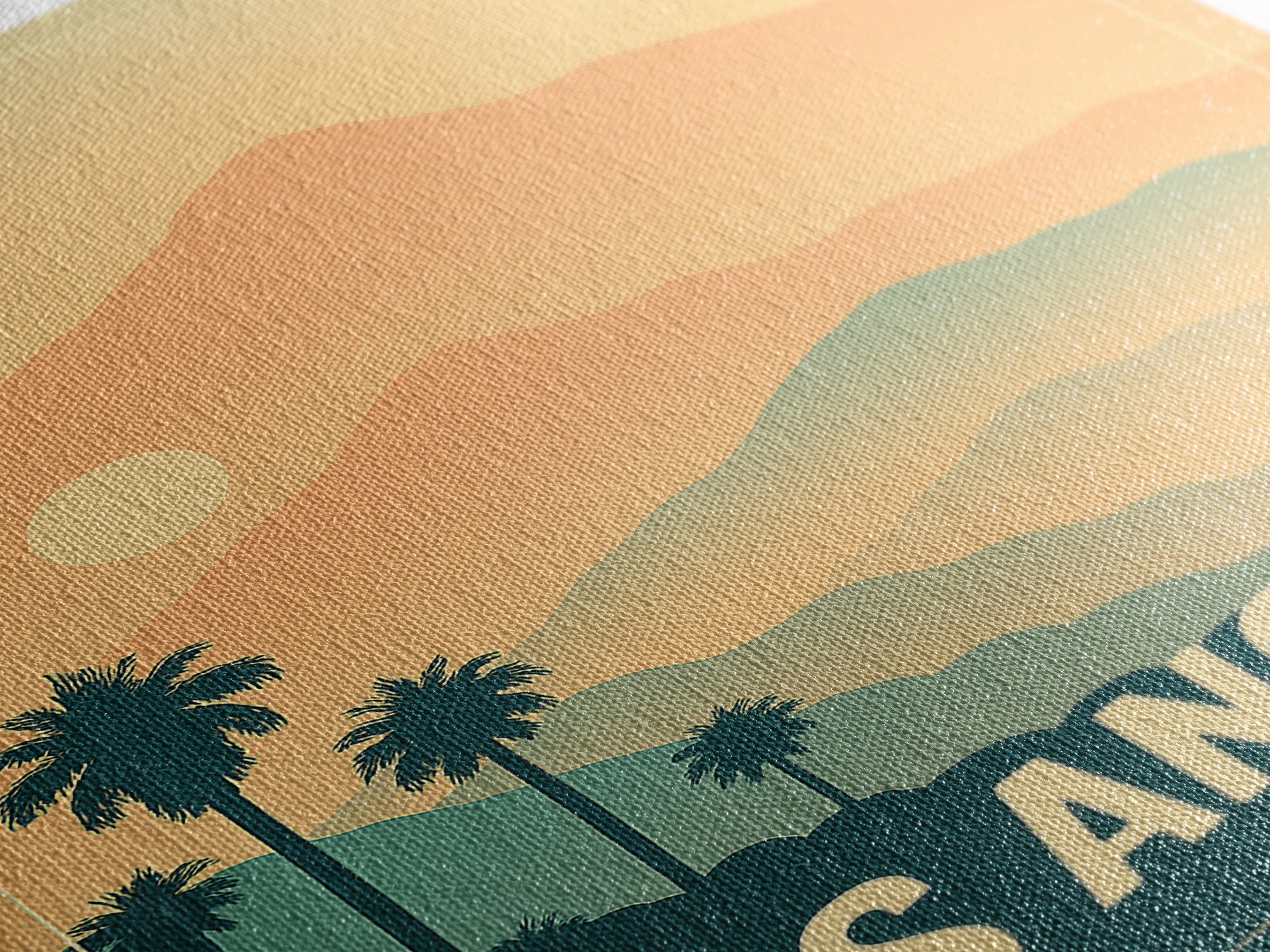Los Angeles Travel Poster, Canvas Print, Classic Travel Poster Art, Los Angeles Art Print, Travel Art Print, Travel Wall Art, Home Decor
