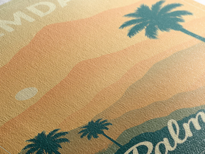 Palmdale California Travel Poster, Canvas Print, Retro Sunset Skyline Art, Palmdale Poster Print, Wanderlust Decor, Travel Art, City Poster