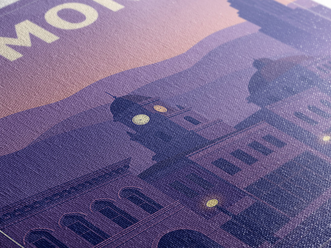 Pomona California Travel Poster, Canvas Print, Classic Travel Poster Art, Pomona City Art, Wall Art, Wanderlust Decor, City Art Print