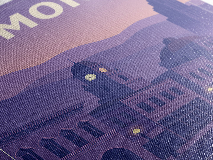 Pomona California Travel Poster, Canvas Print, Classic Travel Poster Art, Pomona City Art, Wall Art, Wanderlust Decor, City Art Print