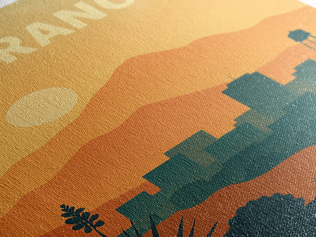 Rio Rancho Travel Poster, Canvas Print, Classic Travel Poster Art, Rio Rancho Poster Print, Vintage City Poster, Vintage City Art