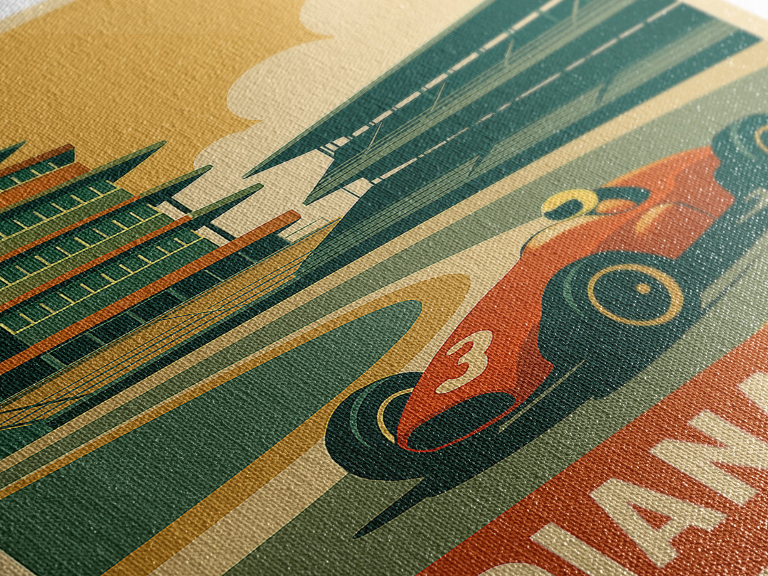 Indianapolis Indiana Travel Poster, Canvas Print, Vintage Theatre Style Art, Indianapolis Poster Print, Travel Poster Set, Travel Poster Art