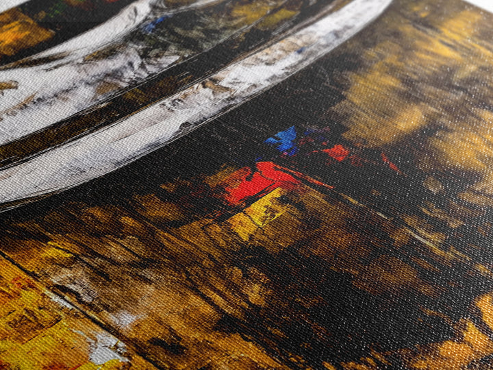 Abstract Cowboy Hat Art Framed Canvas Print, Rustic Wall Art, Moody Art, Southwest Wall Art, Wabi Sabi Art, Tall Narrow Art