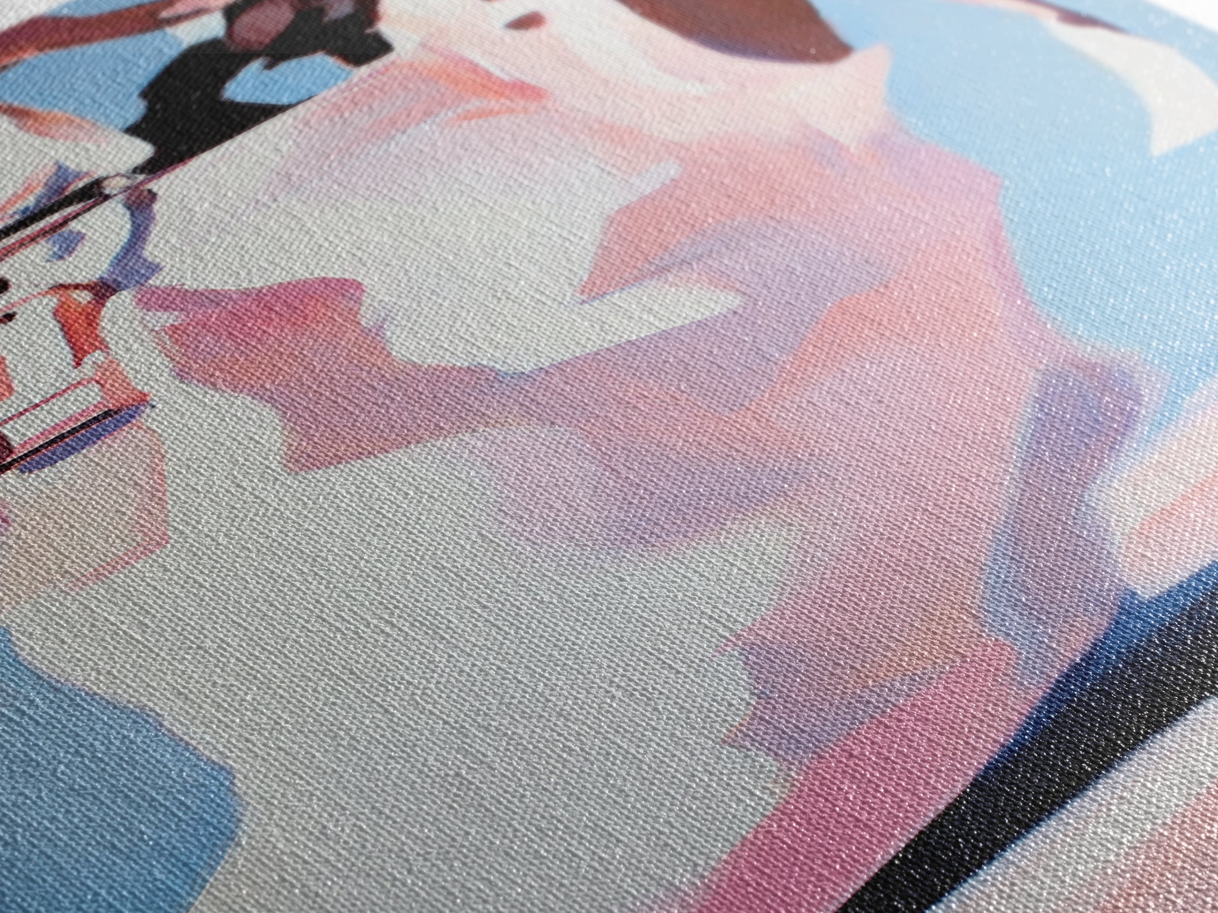 Cowgirl Boot Fashion Canvas Print Black Cowgirl Painting Coastal Cowgirl Wall Art Pink Abstract Art Light Pink Wall Art Gift Idea