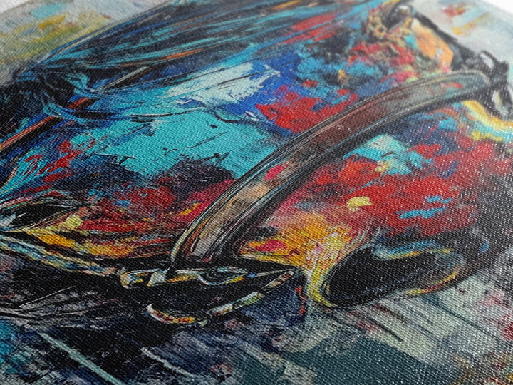 Abstract Horse Portrait Framed Canvas Print Moody Art Rustic Wall Art Southwest Wall Art Extra Tall Narrow Art