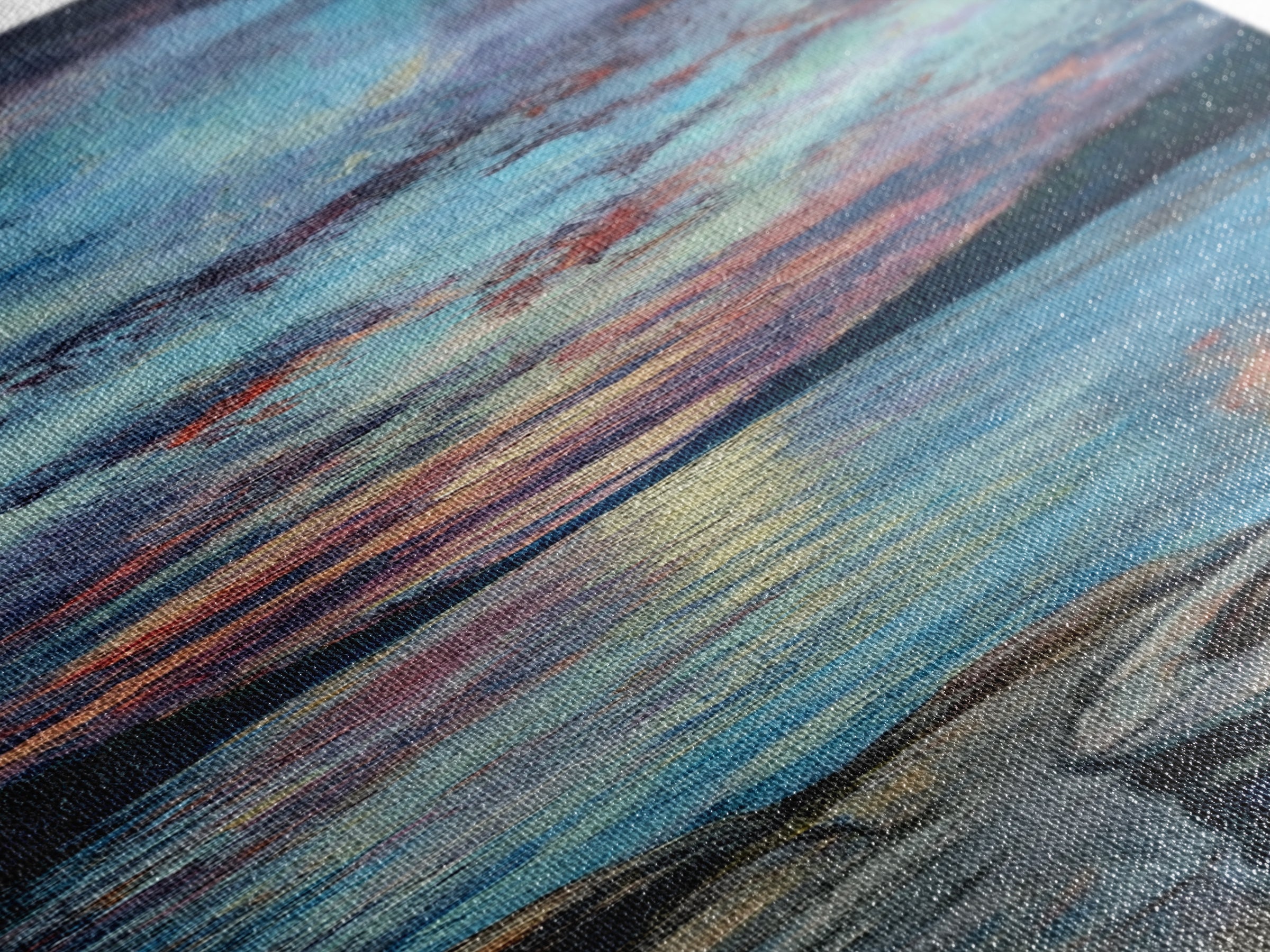 Cozy Campfire Lake View Canvas Print Rustic Wall Art Southwest Art Smoky Mountain Art Nautical Decor Above Couch Wall Art