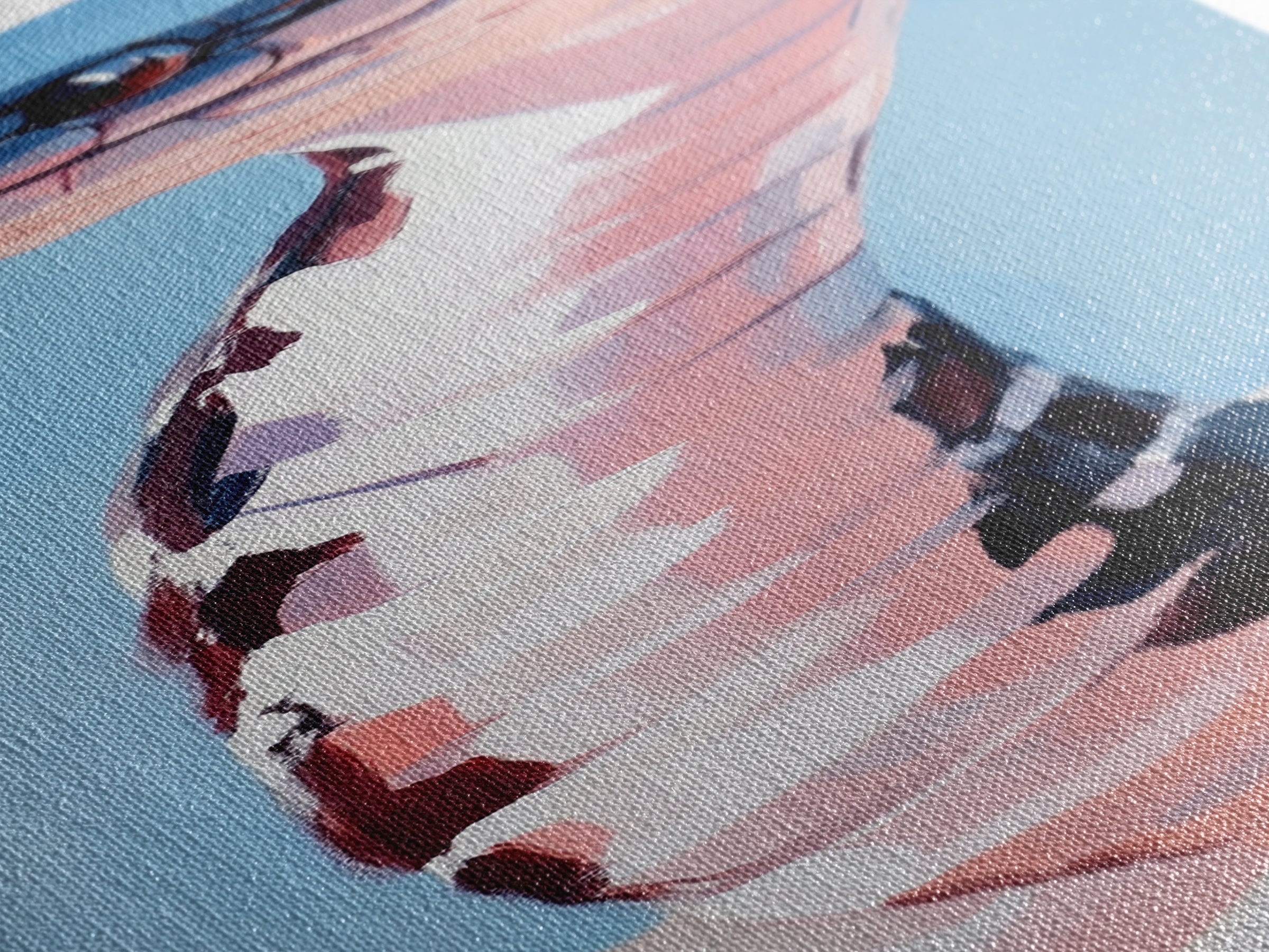 Black and White Snake Pink Canvas Print,  Moody Art, Minimalist Art, Vertical Wall Art, Rustic Decor, Gift Idea Him