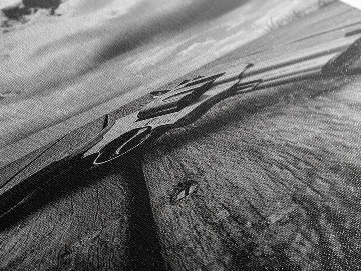 Revolver Gun Art, Canvas Print, moody art, western decor, rustic wall art, cowboy aesthetic, dark romance painting, unique gift idea