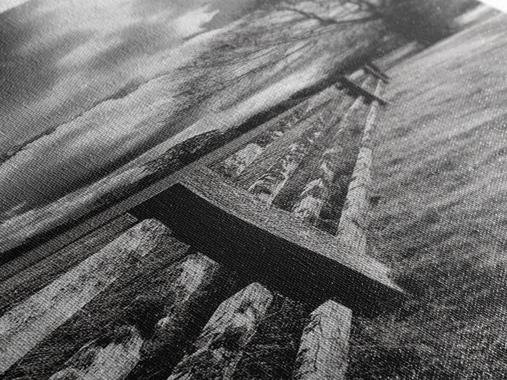 Desert Landscape Art, Canvas Print, Moody Southwest Wall Art, Joshua Tree Art, Extra Wide Art, Above Sofa Art, Rustic Home Decor