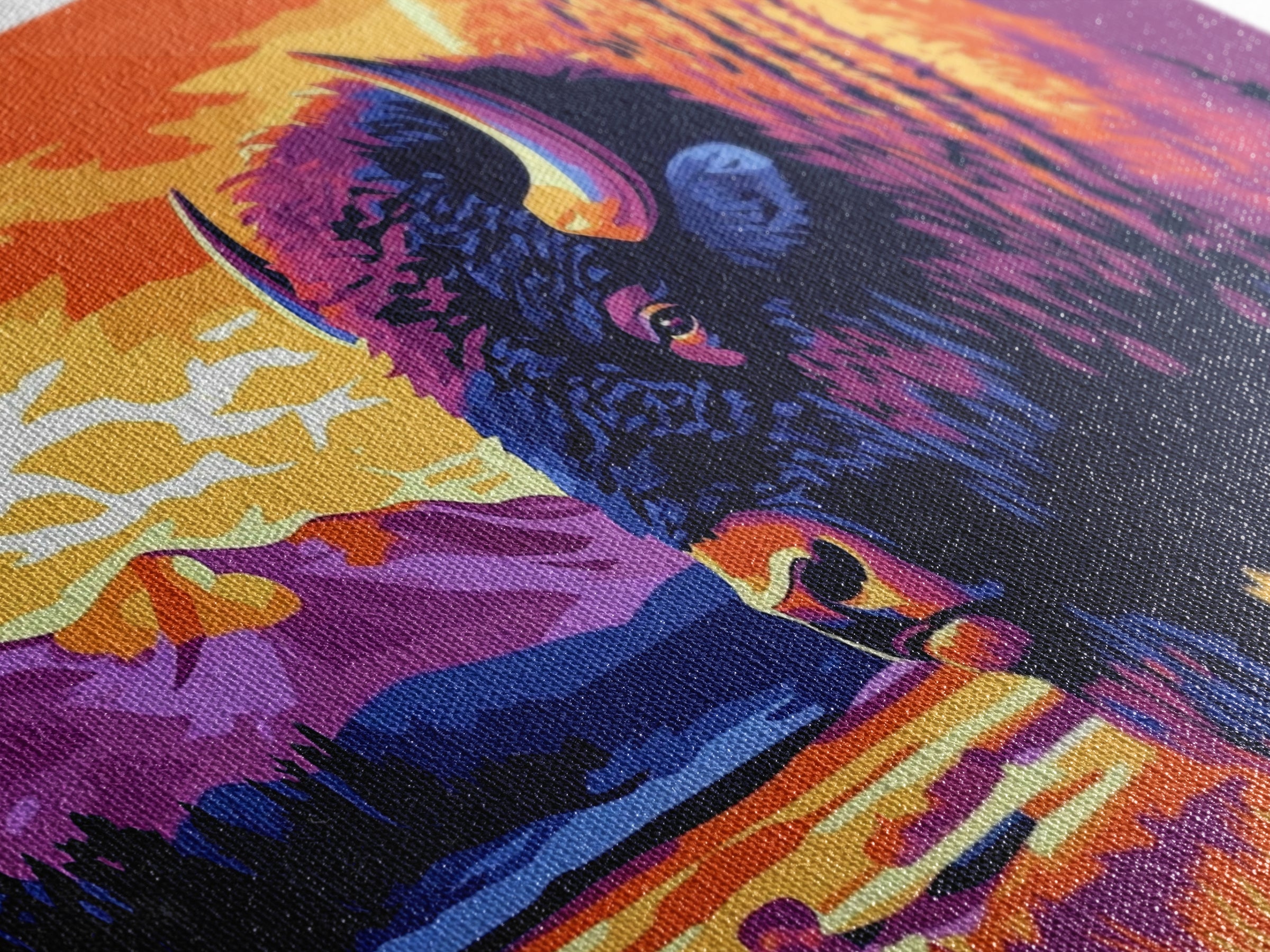 Bison, mountain scenery, rustic wildlife decor, western art, nature lover gift idea, farmhouse wall art, framed canvas print