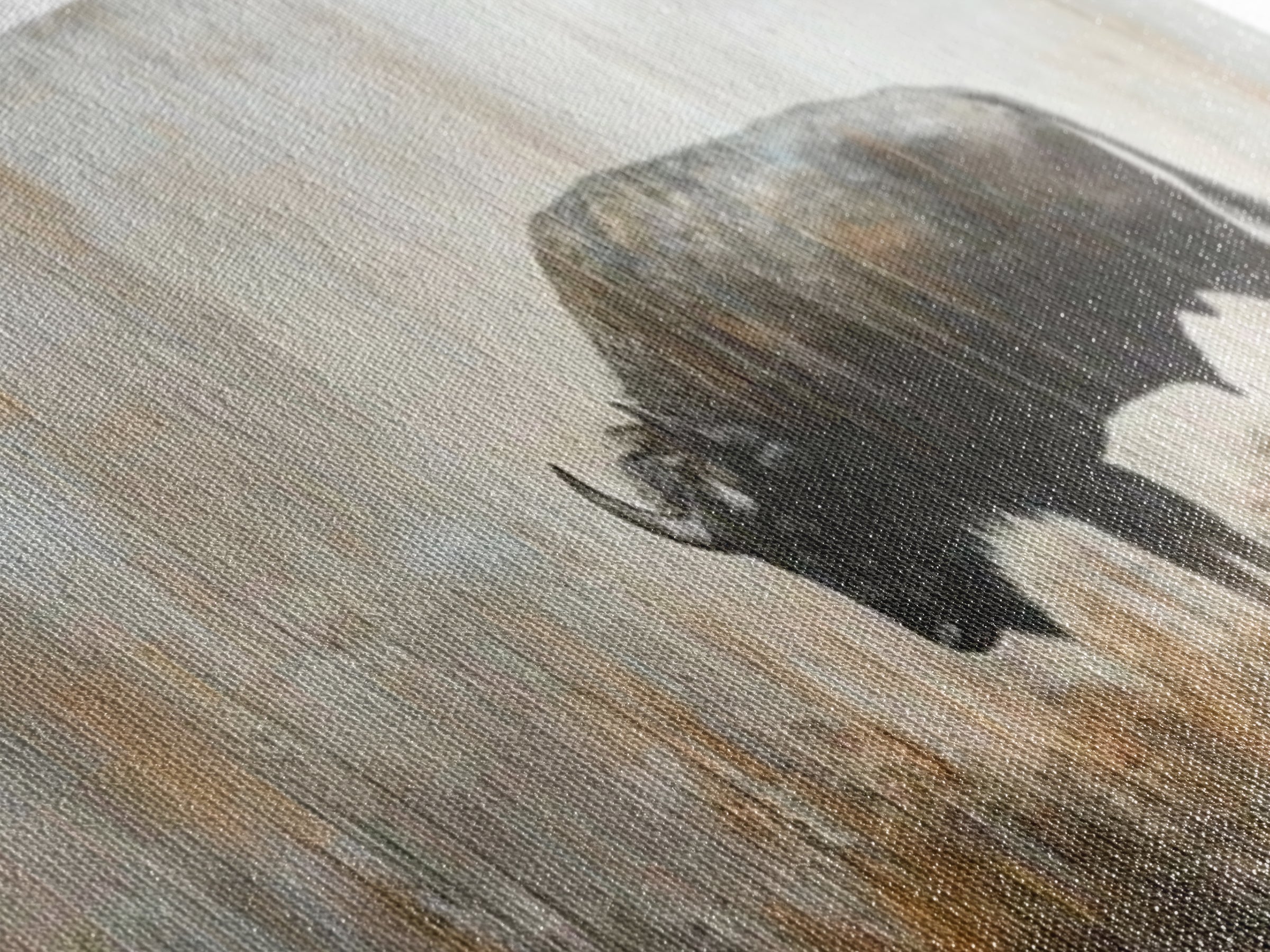 Bison Painting, Framed Canvas Print, Rustic Wall Art, Moody Art, Southwest Wall Art, Extra Wide Art, Farmhouse Art, Above Couch Art