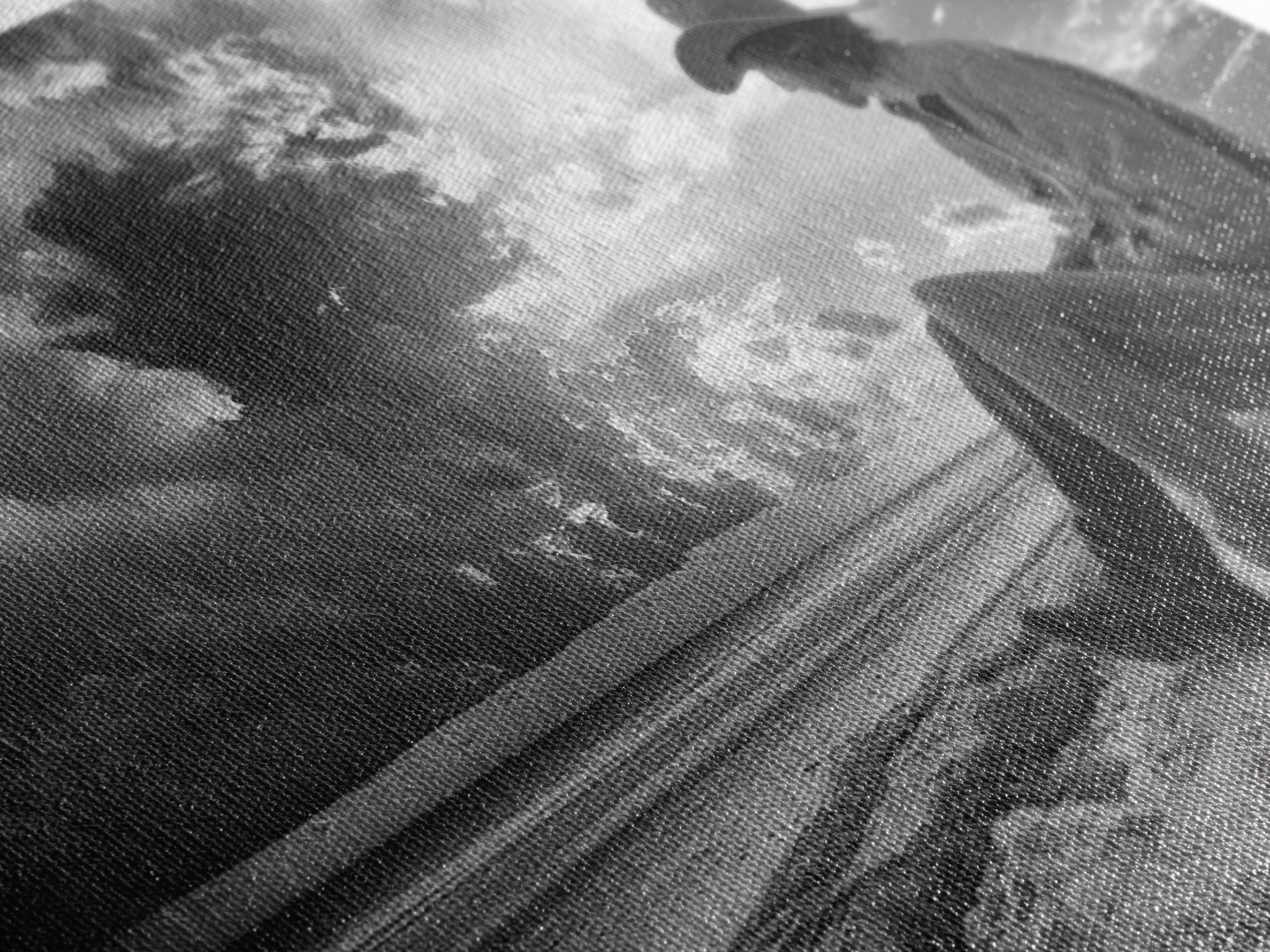 Cowboy on Beach, Moody Art, Western Wall Art, Dramatic Sky Print, Rustic Decor, Coastal Cowgirl Aesthetic, Framed Canvas Print, Scenic View