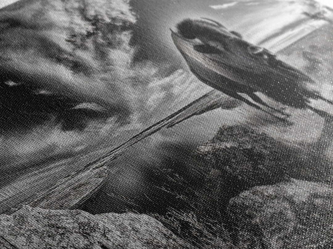 Bison Landscape, Southwest Wall Art, Rustic Wall Art, Moody Art, Panoramic Art, Extra Wide Art, Nature Wall Art, Framed Canvas Print