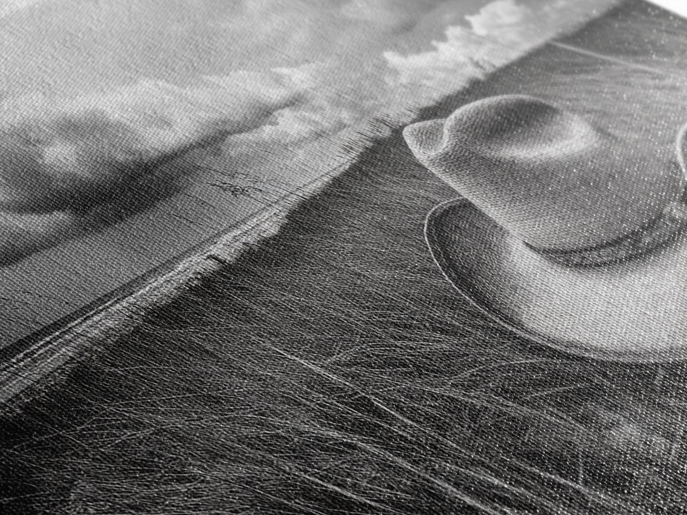 Cowboy Hat, rustic decor, wabi sabi art, western painting, southwest wall art, boho art, moody photography, Framed Canvas Print