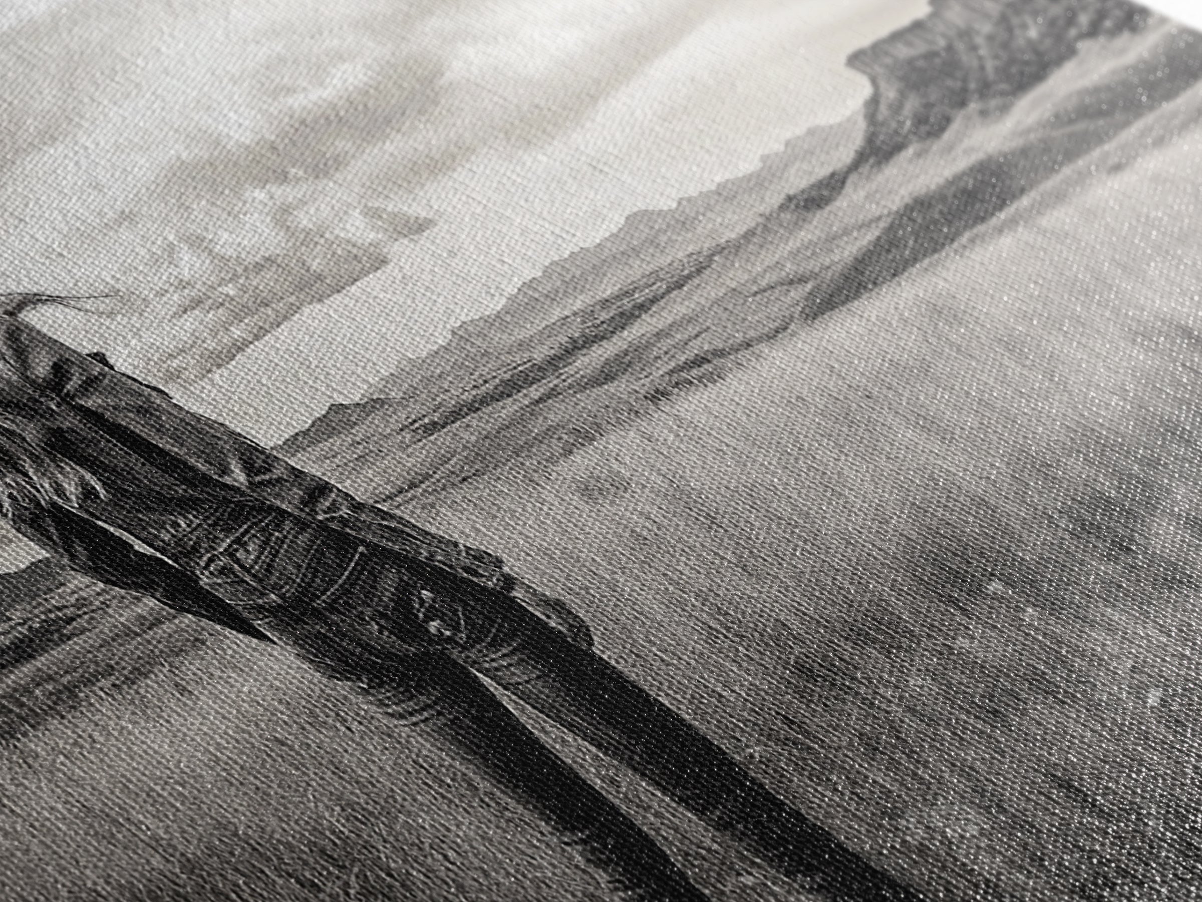 Black and White Cowgirl, western art, rustic decor, cowboy painting, southwest wall art, country art, black and white photography