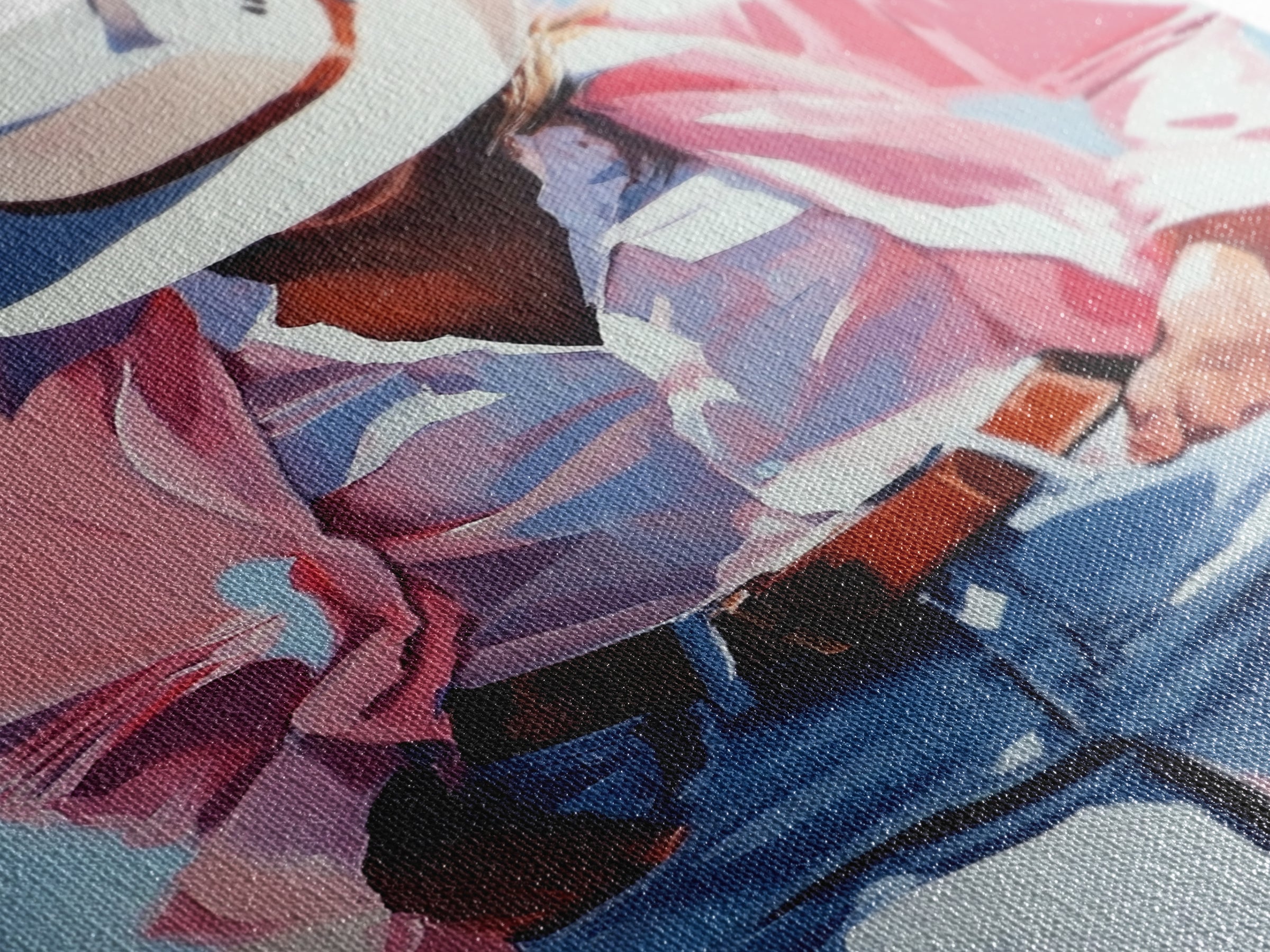 Cowgirl Painting, Coastal Cowgirl Wall Art, Western Decor, Framed Canvas Print, Rustic Aesthetic, Light Pink Wall Art, Gift Idea