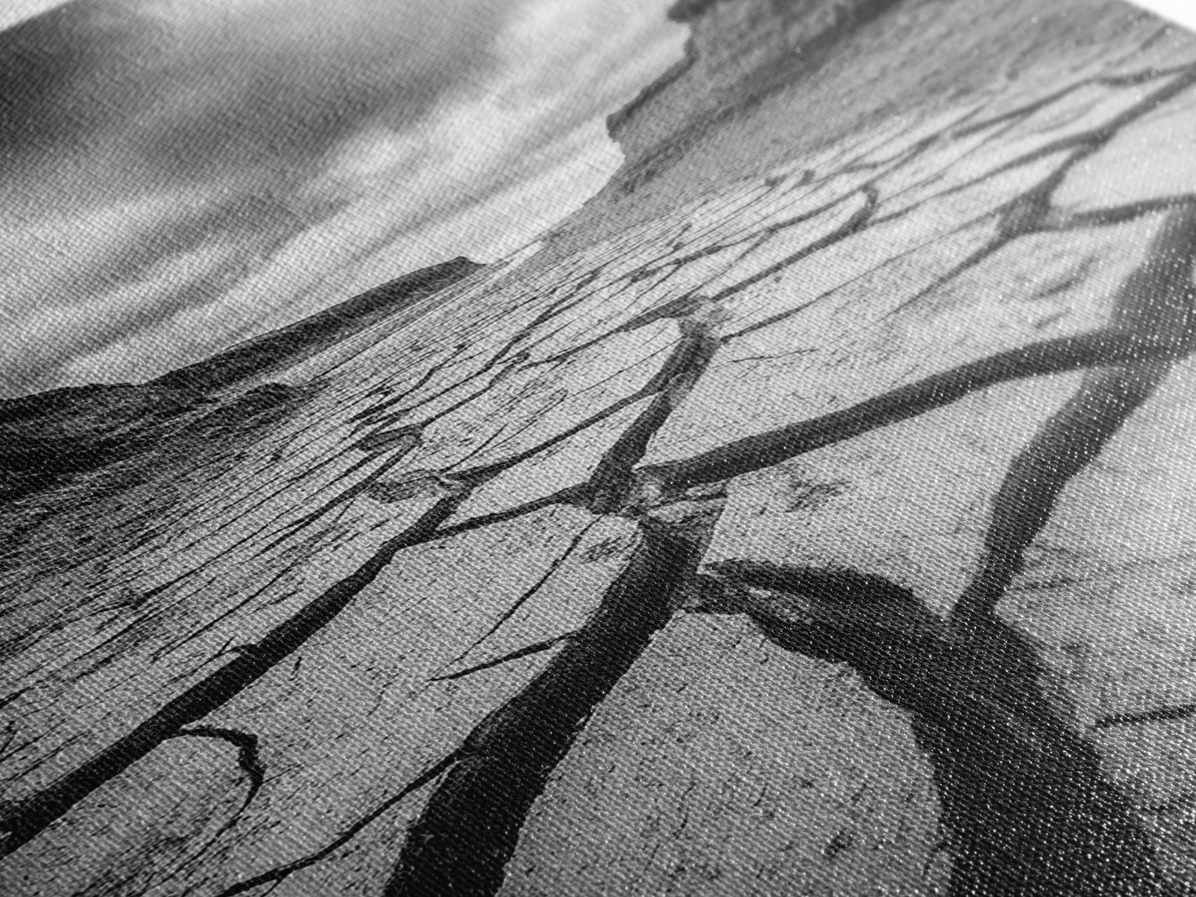 Cracked Earth, landscape painting, moody art, southwest wall art, wabi sabi art, extra wide art, framed canvas print, horizontal wall art