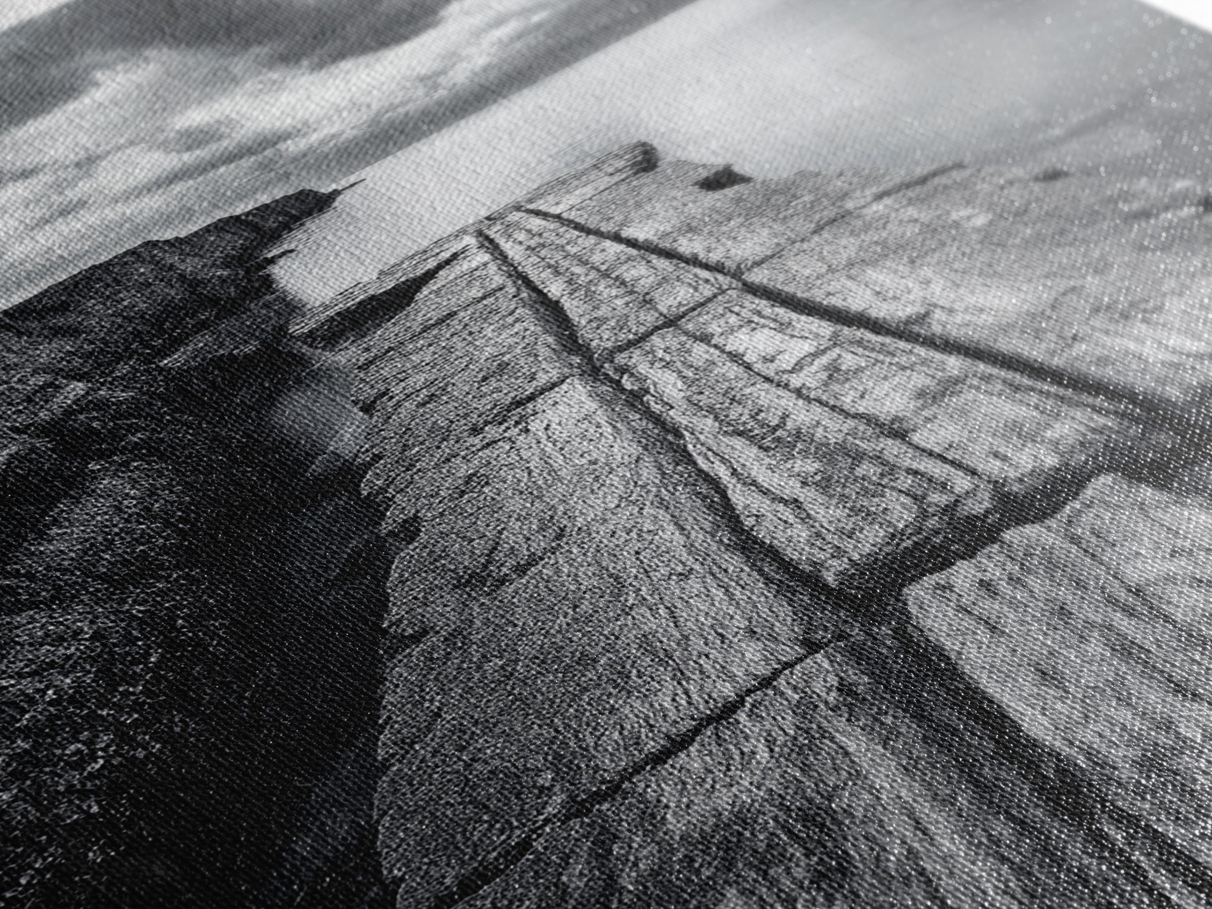 Cliffside view, nautical decor, rustic photography, seascape painting, wabi sabi art, black and white art, canvas print, above sofa art