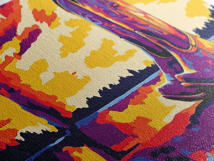 Cowboy Boots Art, Pink Orange Wall Art, Coastal Cowgirl Wall Art, Framed Canvas Print, Western Decor, Extra Wide Art, Rustic Art