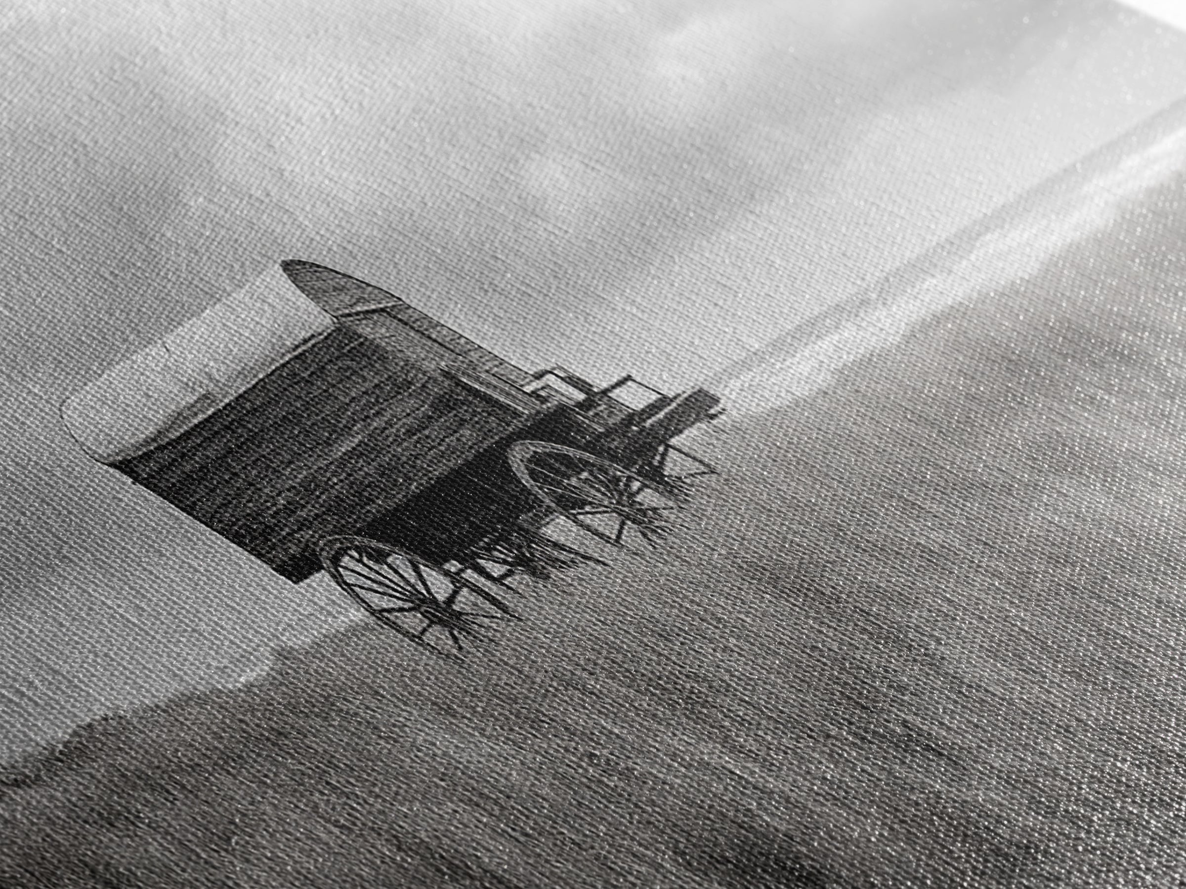 Coastal Wagon, Wabi Sabi Art, Canvas Print, Coastal Landscape Art, Rustic Wall Art, Extra Wide Art, Moody Art, Above Couch Art